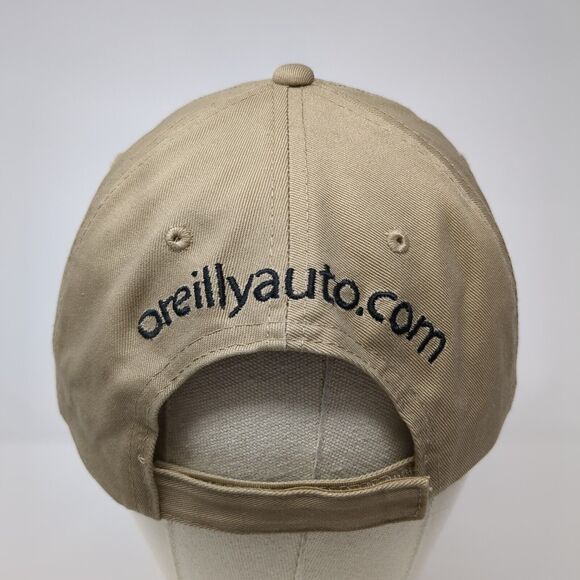 O'Reilly Auto Parts Strapback Hat Tan One Size Adjustable Embroidered Cotton - Picture 5 of 8